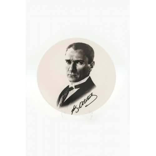 Atatürk Portreli Dekoratif Tabak