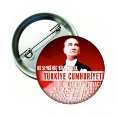 Atatürk Yaka Rozeti 