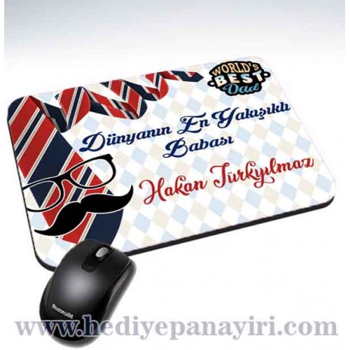 Babalar Günü En Yakışıklı Baba MousePad