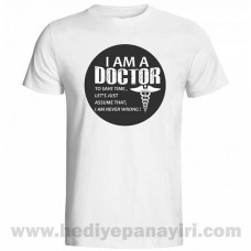 Doktorlara Özel Unisex Tişört 