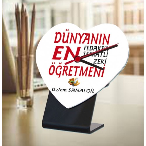 Öğretmenler Gününe Özel Masa Saati