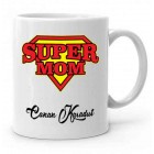 Super Mom Baskılı Kupa Bardak